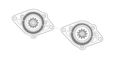 Різна кількість зубців (зубів) стартера